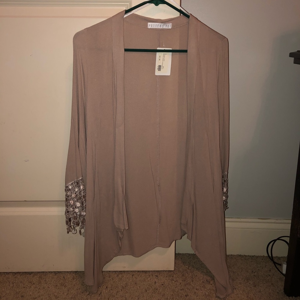 Mauve cardigan